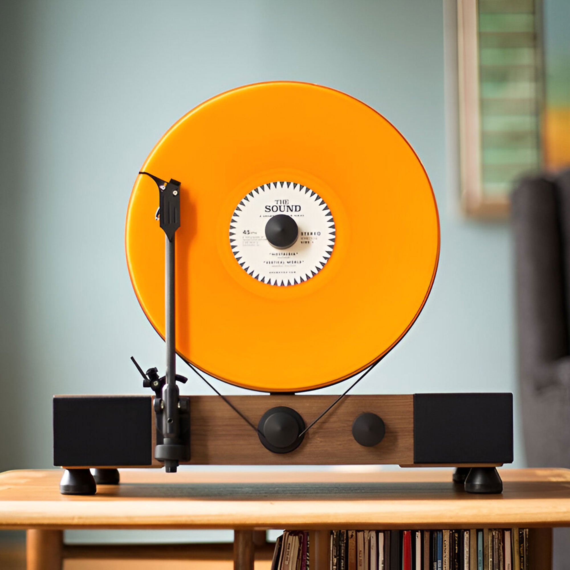 Gramovox "Classic" Floating Record vertical turntable.